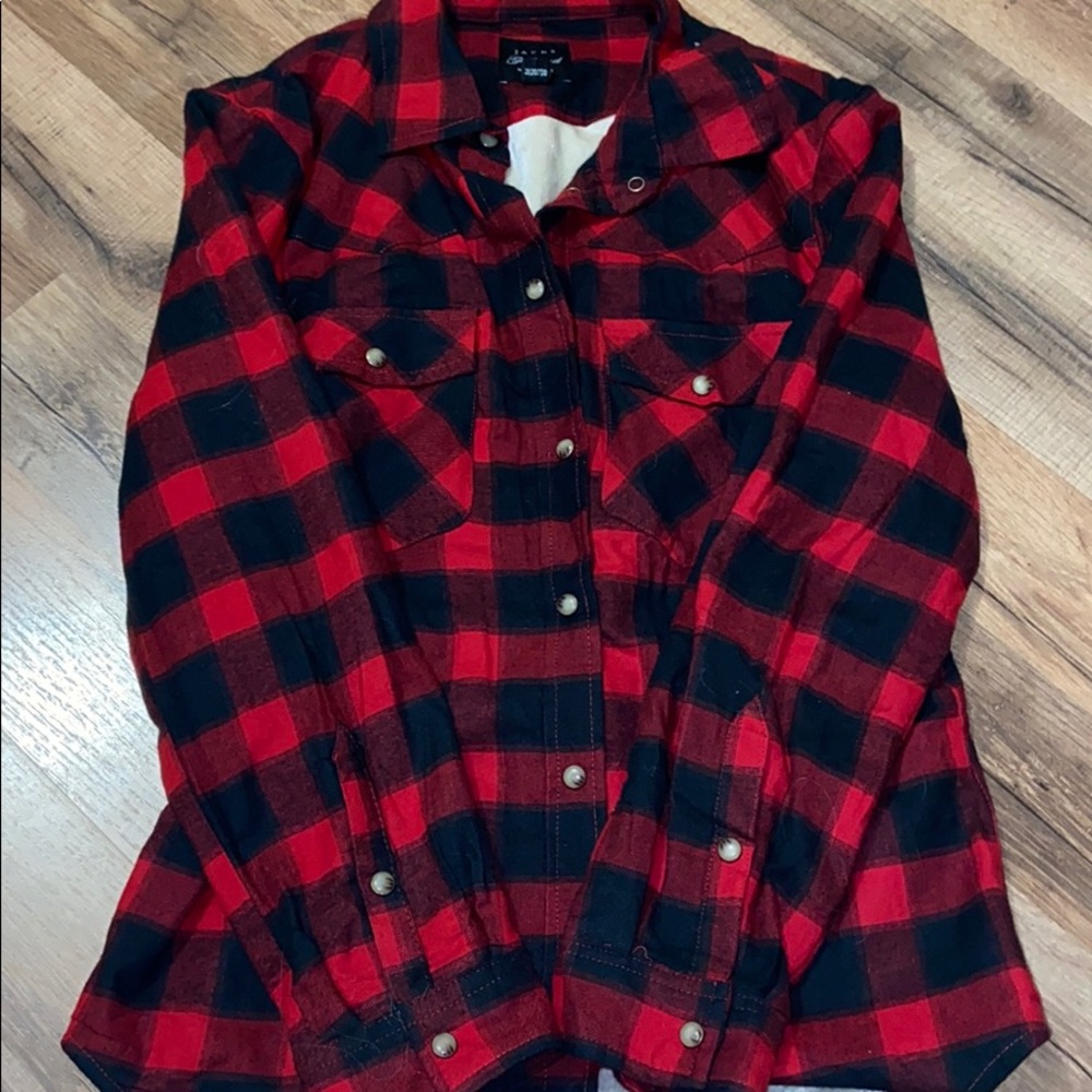 Jachs girlfriend flannel